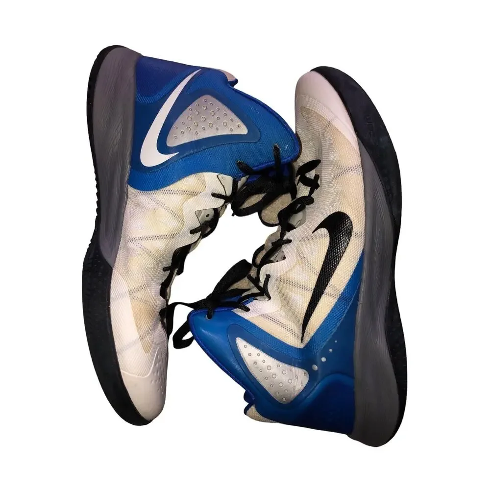 Nike Zoom Hyperenforcer Basketball Shoes Mens‎ Size 13 Eu 47.5 White 487786-100